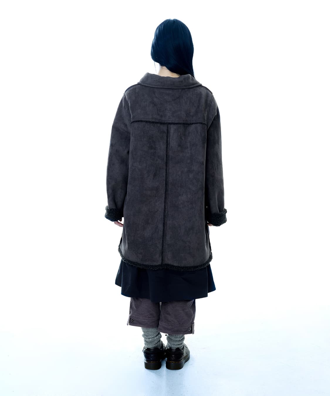 코이세이오 스웨이드 자켓 차콜 사이즈 2 상품이미지4