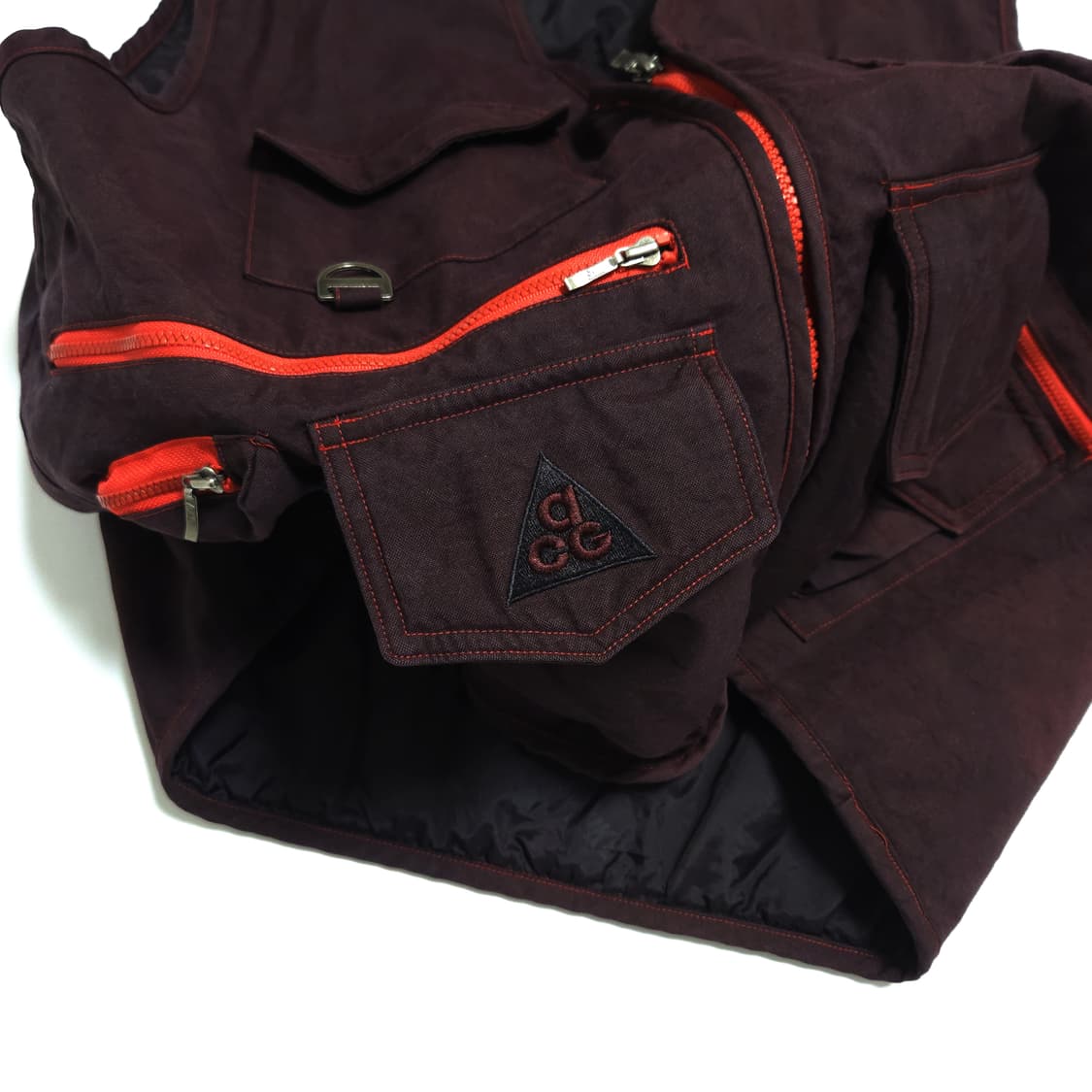 나이키 ACG 90s 유틸리티 피싱 베스트 조끼 버건디 상품이미지5