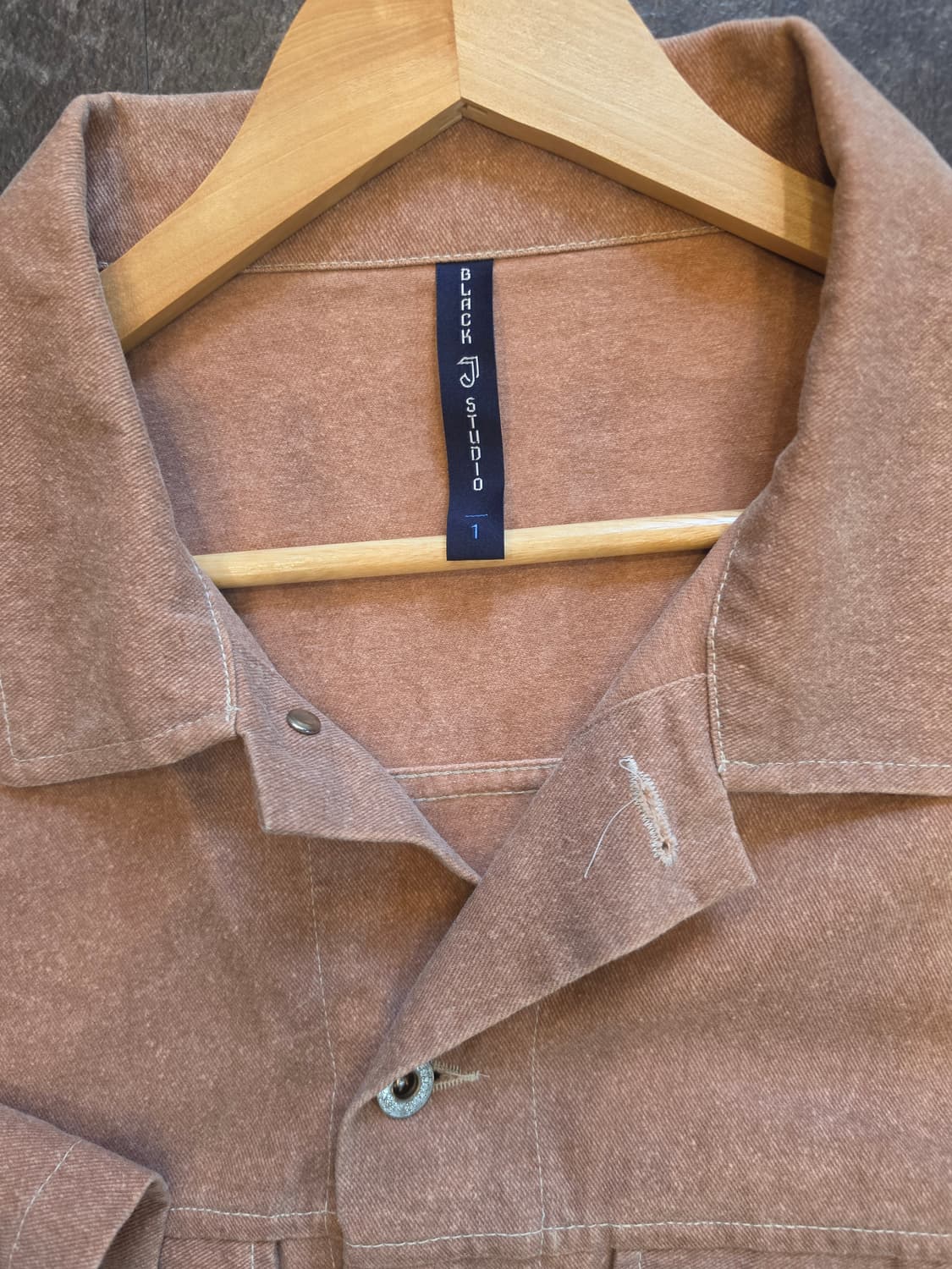 BLACK J STUDIO 브랜드 빈티지 셔츠형 자켓 상품이미지5