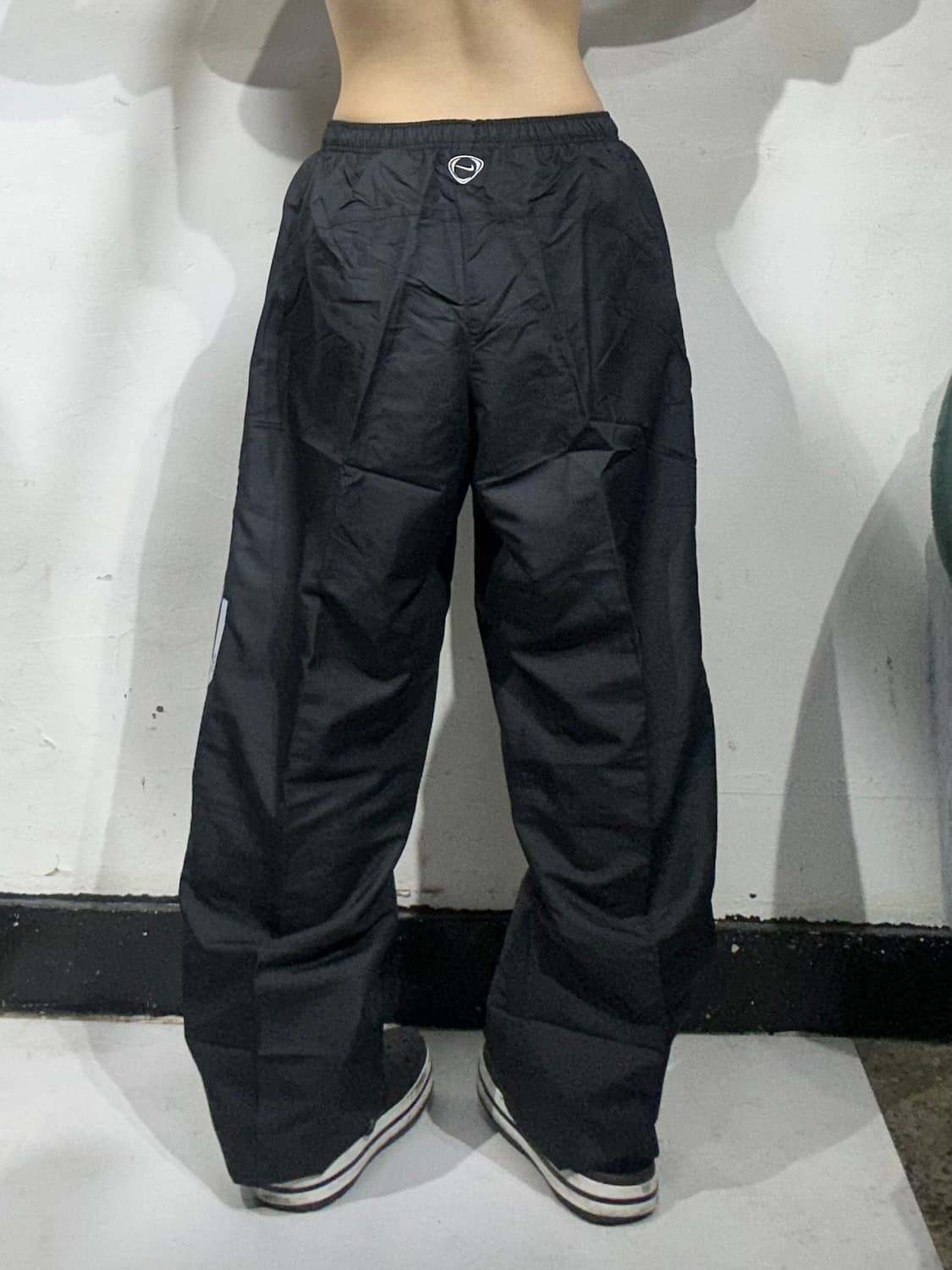 00s 나이키 블랙 새상품 인터밀란 한정판 와이드 트랙 팬츠 M 상품이미지3