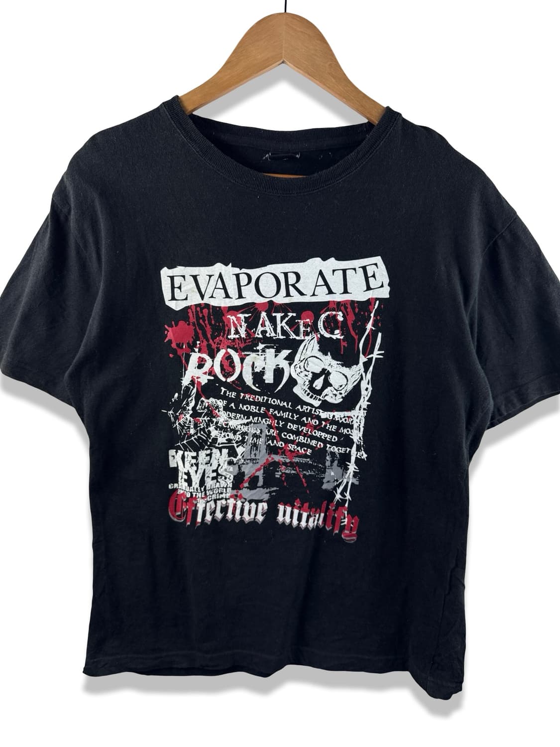 JPN 펑크 스컬 프린팅 티셔츠2150 상품이미지1