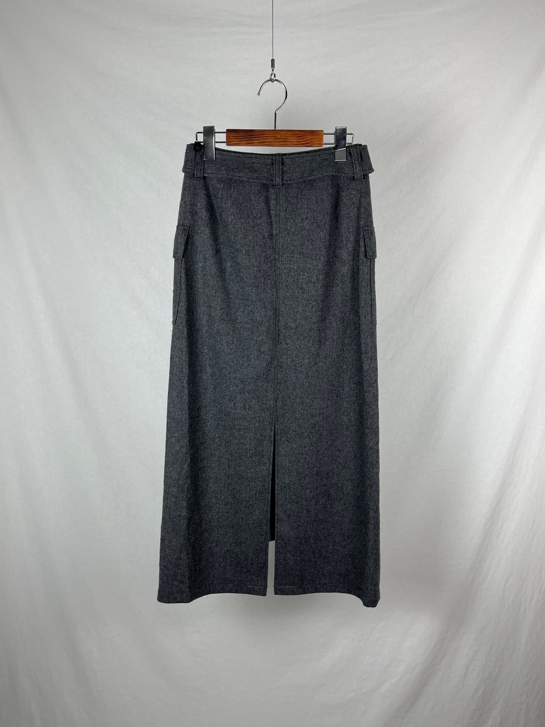 Vintage 울 혼방 벨트 스커트  상품이미지3
