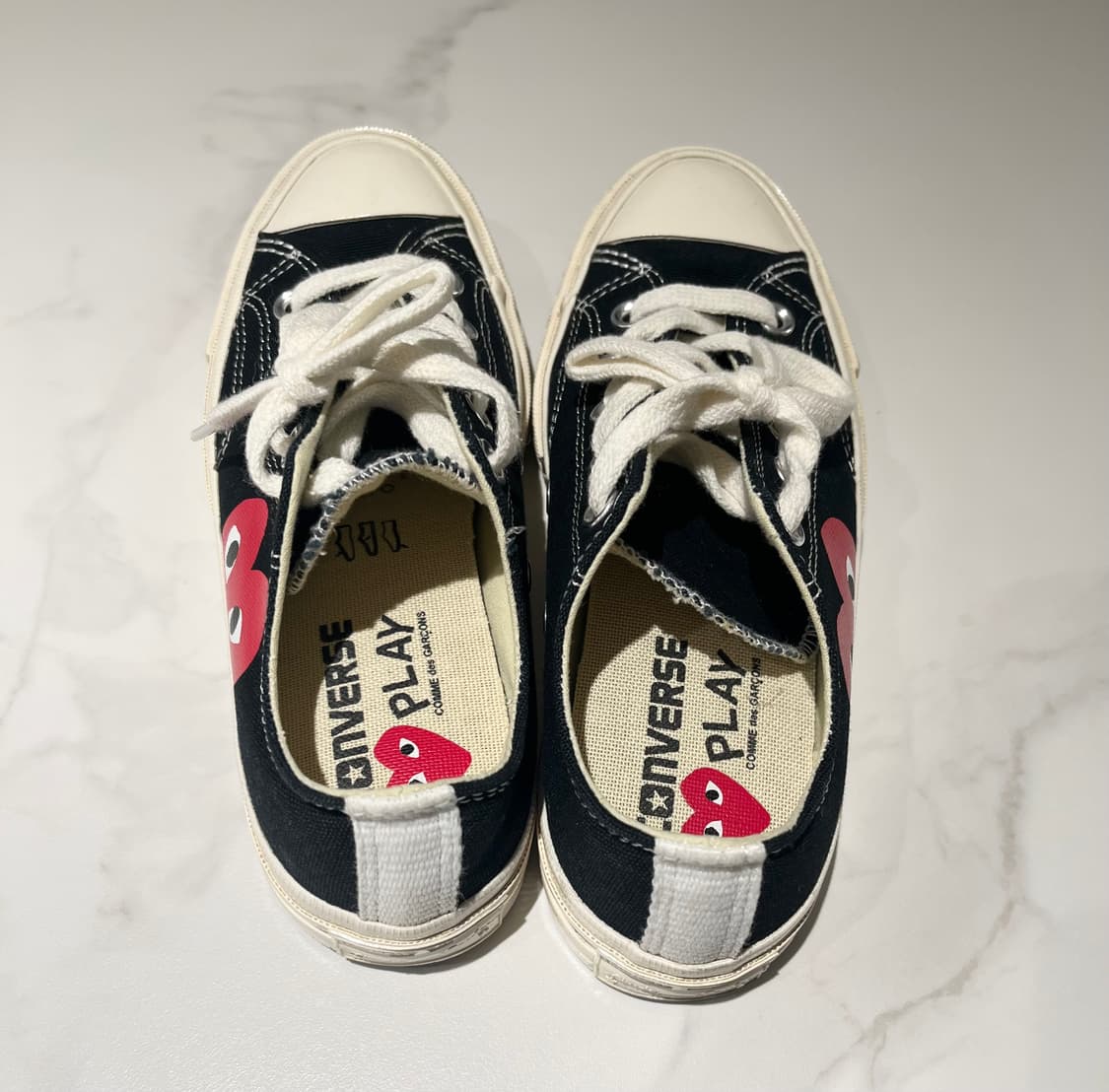 [착용 5회 미만] 민트급 꼼데가르송 컨버스 [220]  상품이미지4