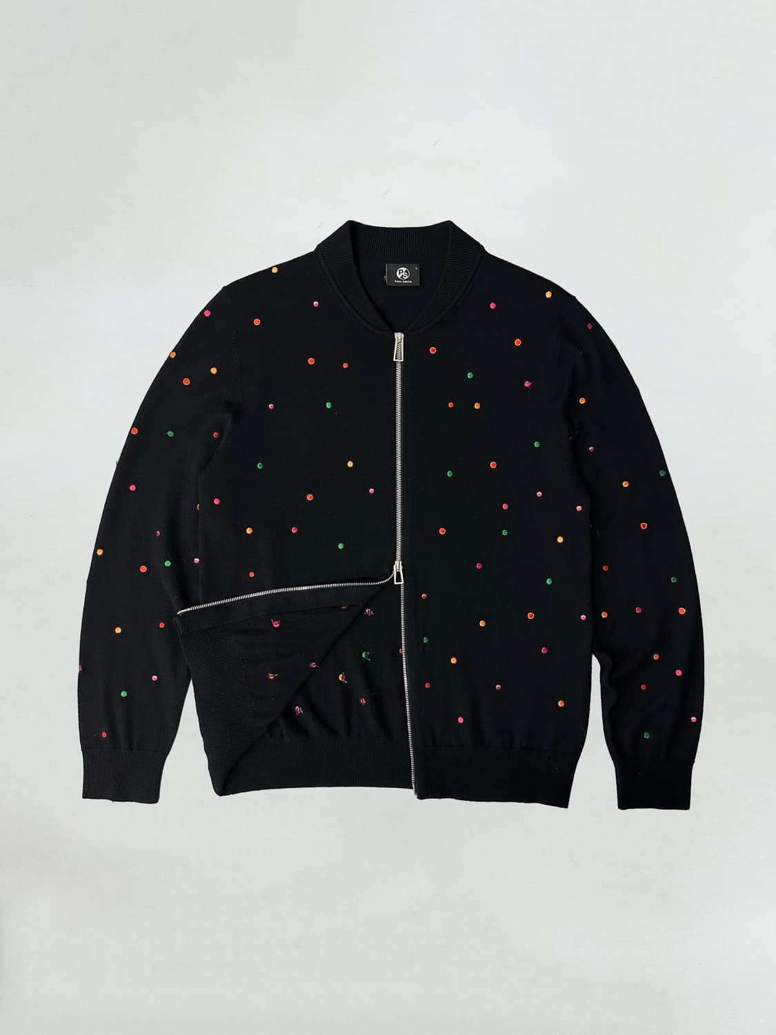 폴스미스 폴카 도트 자수 니트 집업 상품이미지1