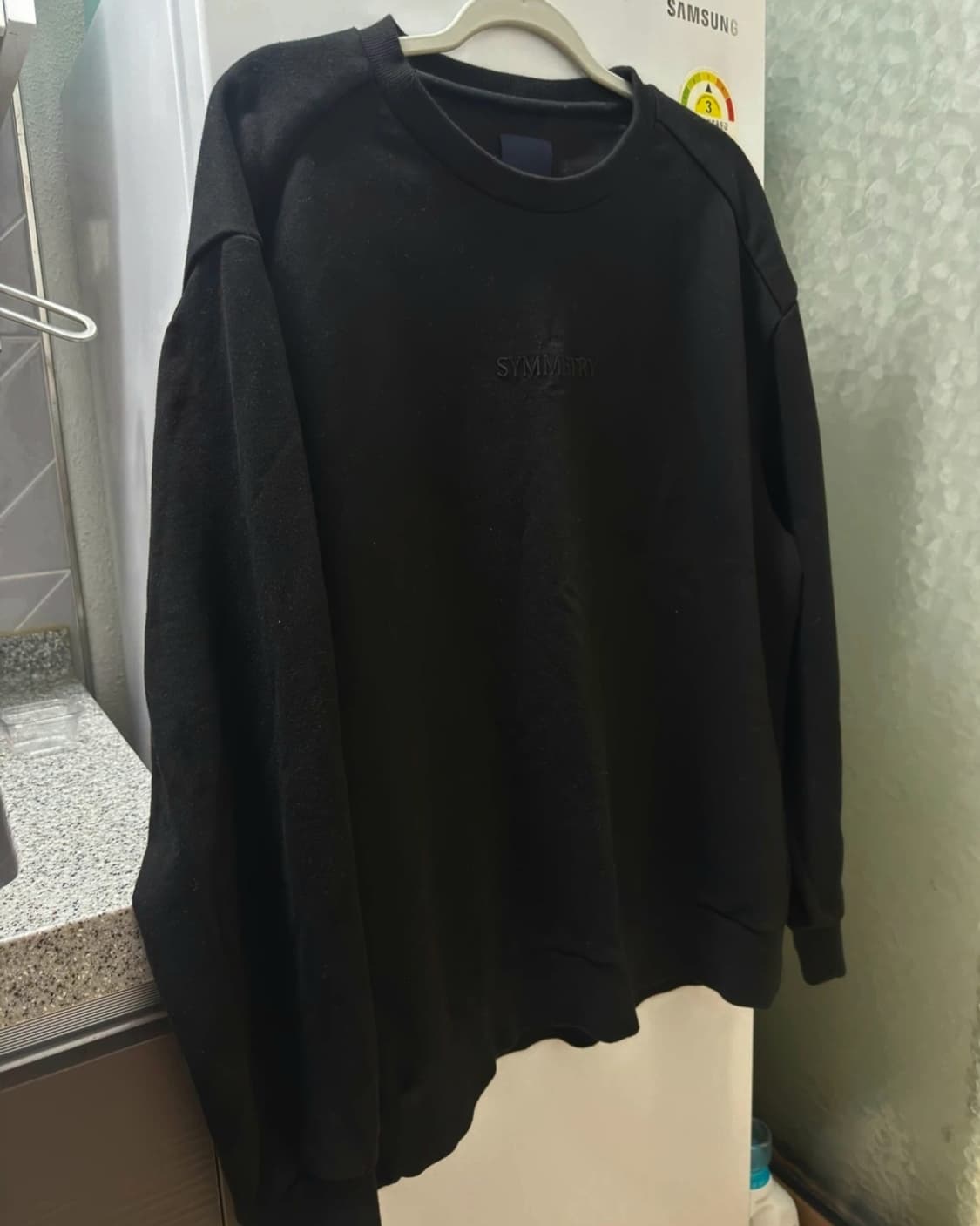 (정품) 준지 (junn.j) symmetry 자수 맨투맨 상품이미지1