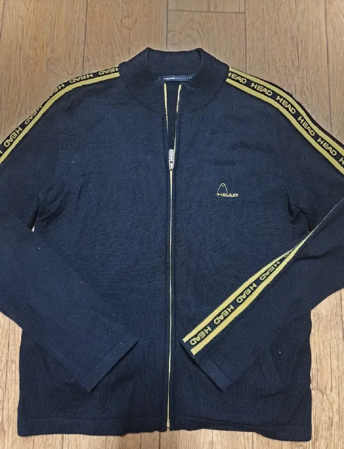 헤드 운동복 니트 집업 90 사이즈입니다 상품이미지2