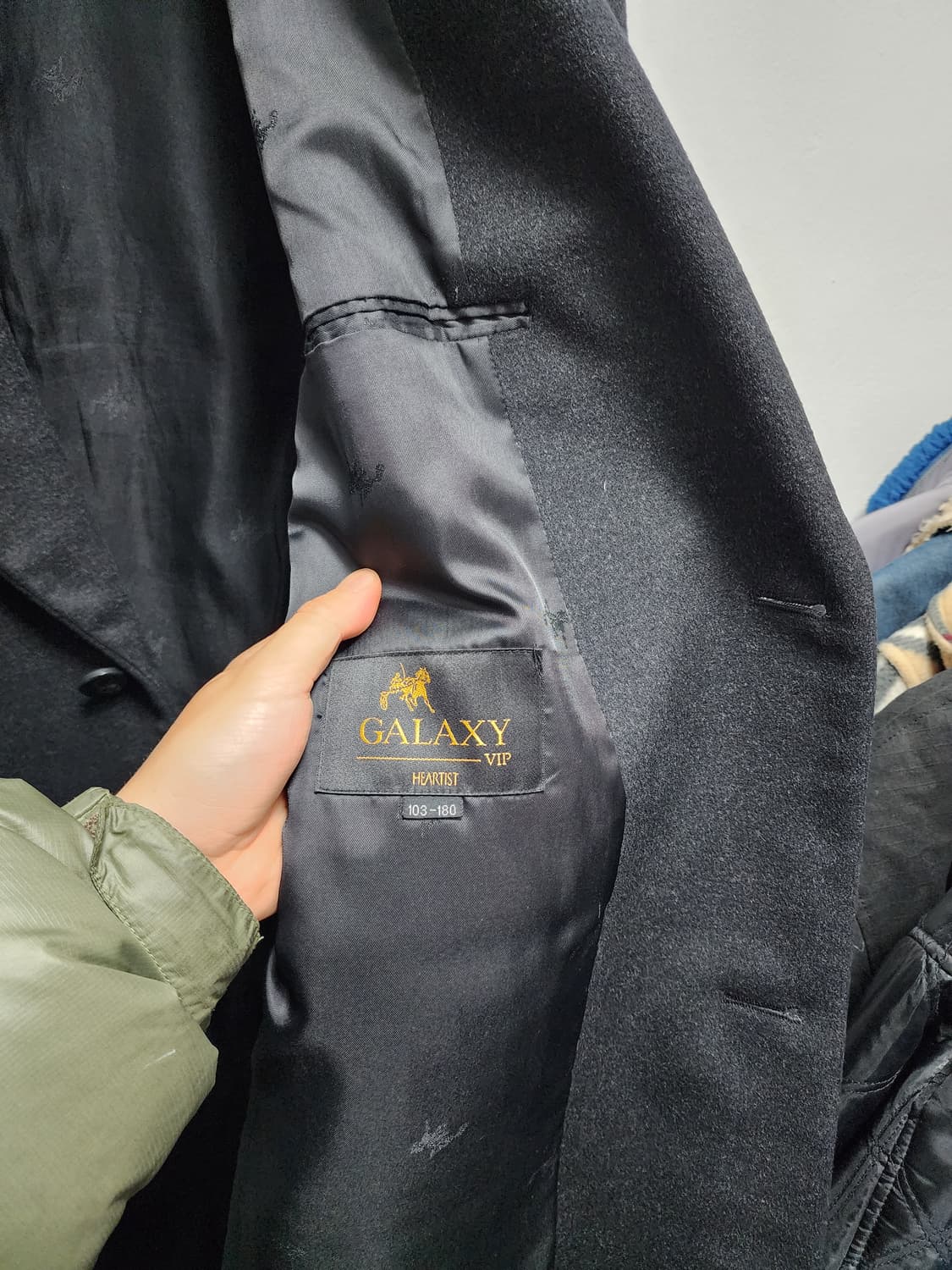 갤럭시 VIP 캐시미어 테일러드 롱 코트 상품이미지3