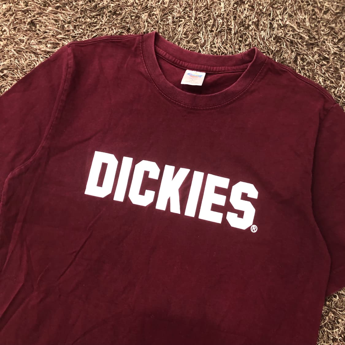디키즈 버건디 로고 반팔 티셔츠 상품이미지2