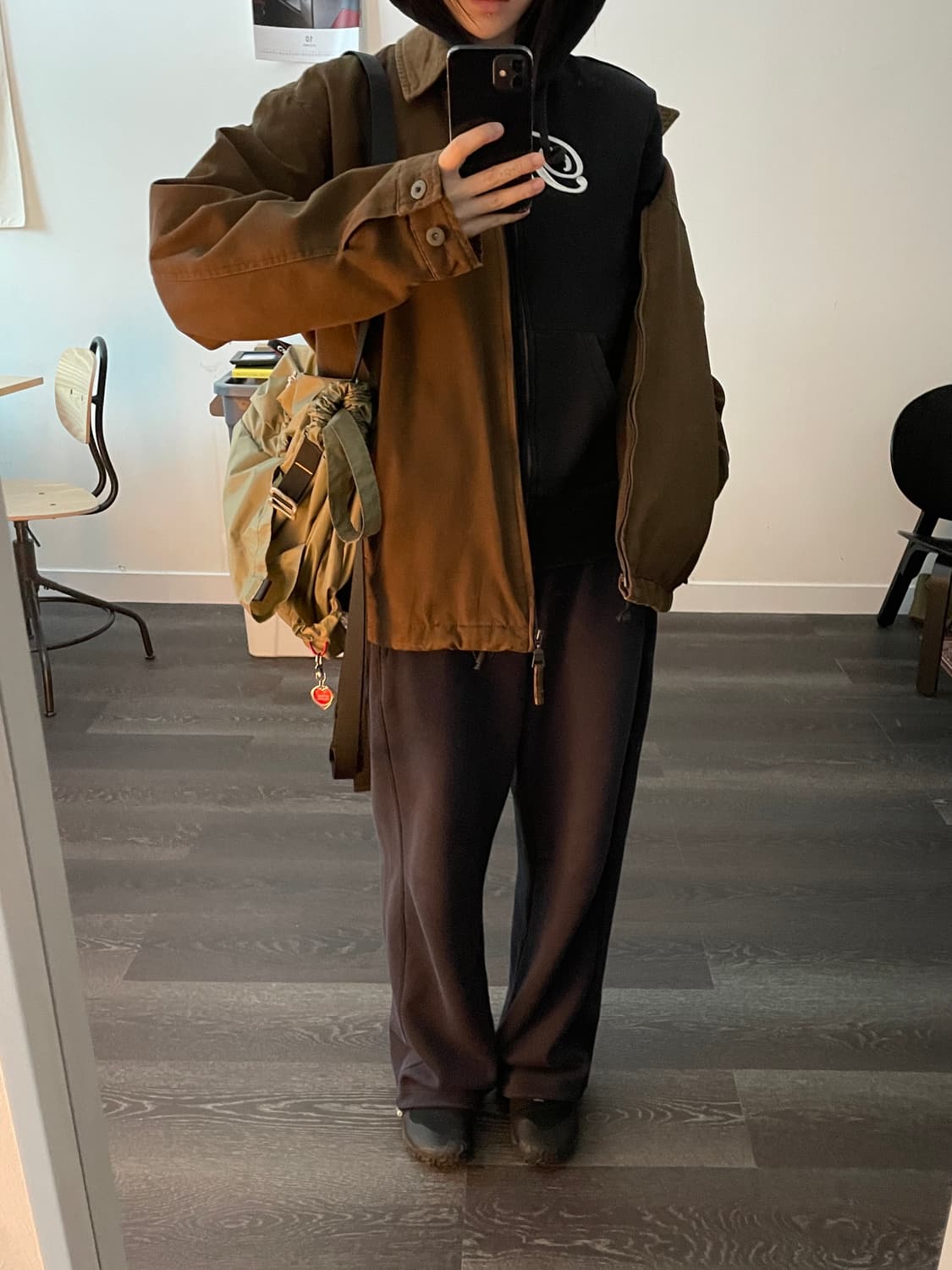 vtg padded work jacket 상품이미지1