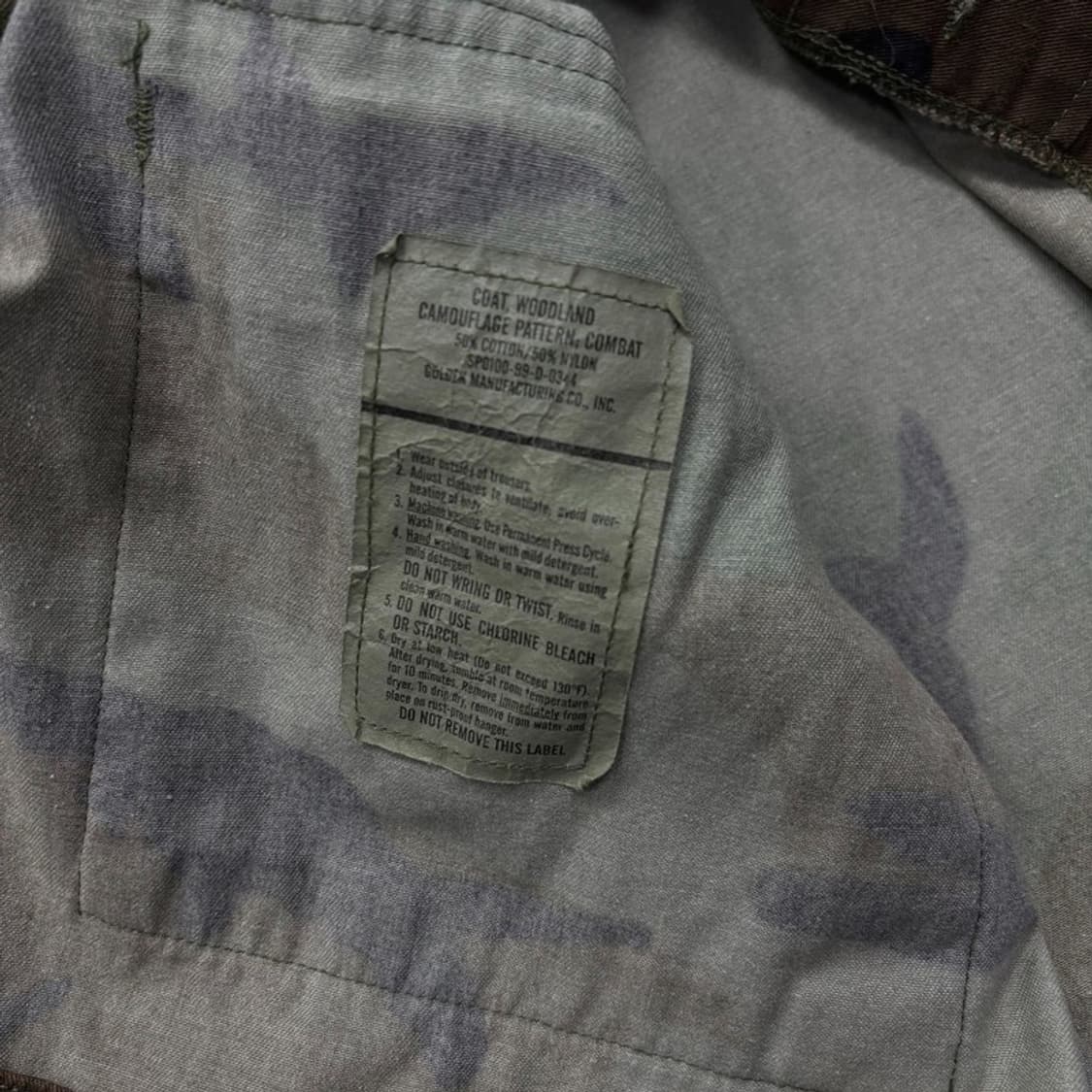 미군 우드랜드 카모 자켓v0416 상품이미지7