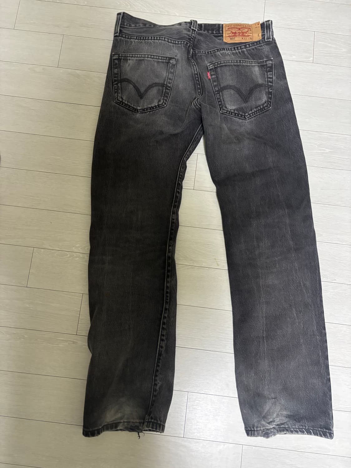 리바이스 501 흑청 33/32 상품이미지2