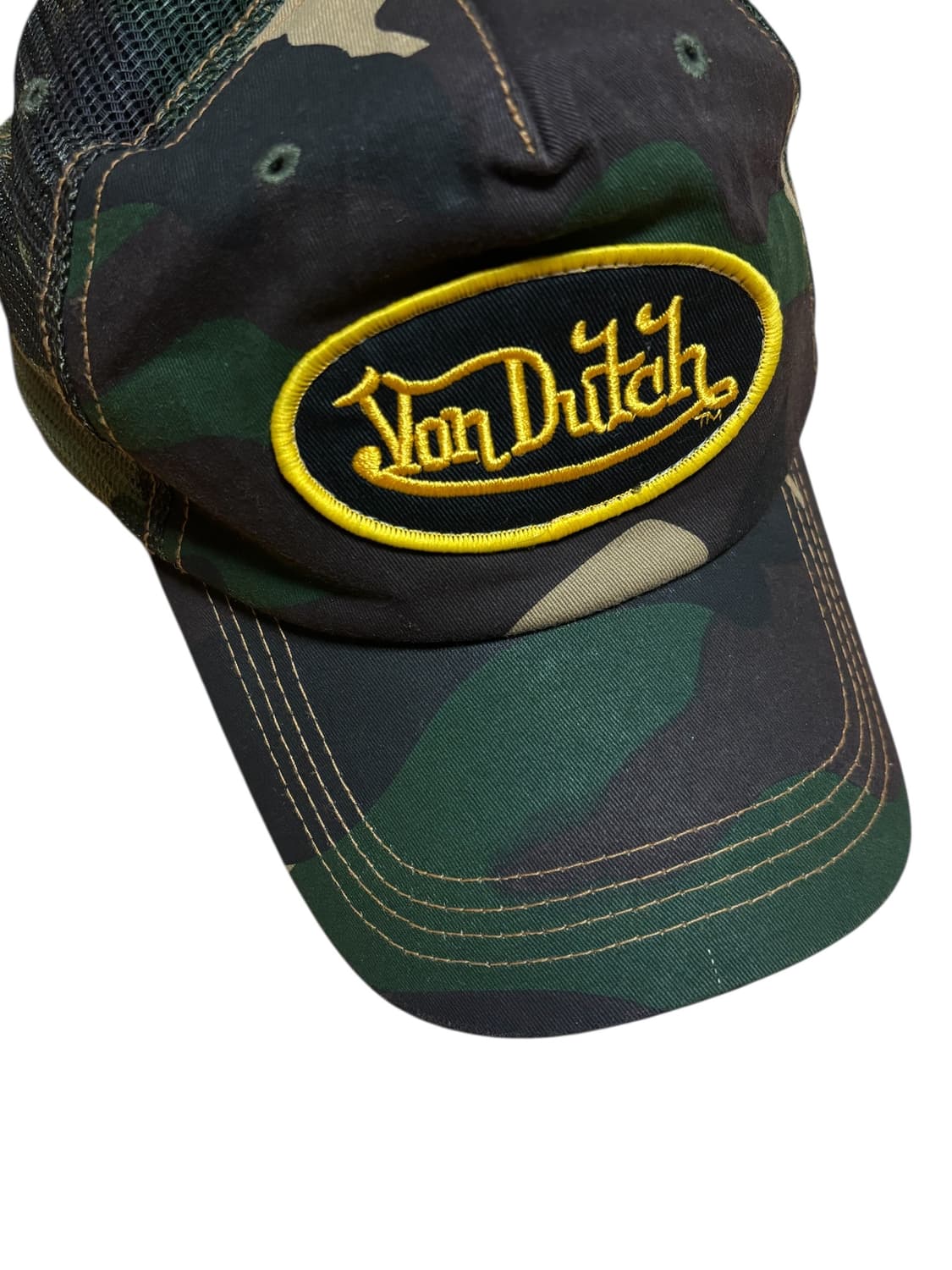 본더치 카모 패턴 메쉬 트러커볼캡  상품이미지7