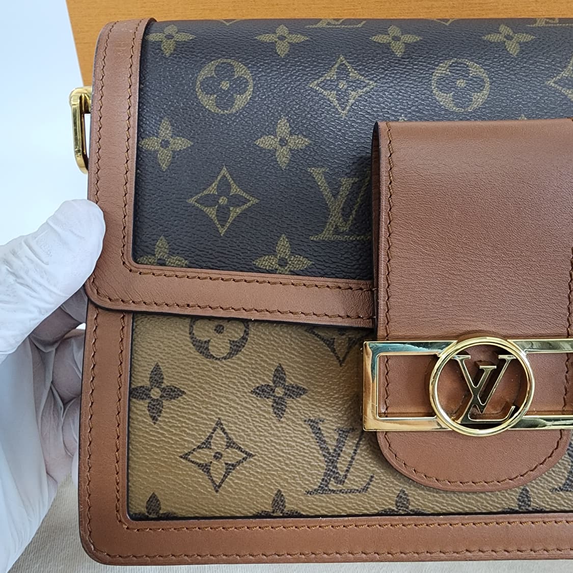 루이비통 도핀 MM 모노그램 리버스 캔버스 숄더 크로스백 M45958 상품이미지3