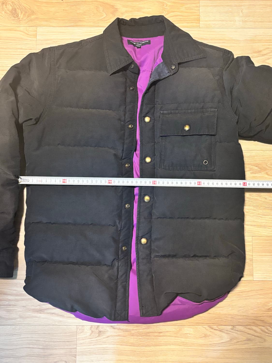 꼼데가르송 옴므 셔츠 패딩 xs 상품이미지5