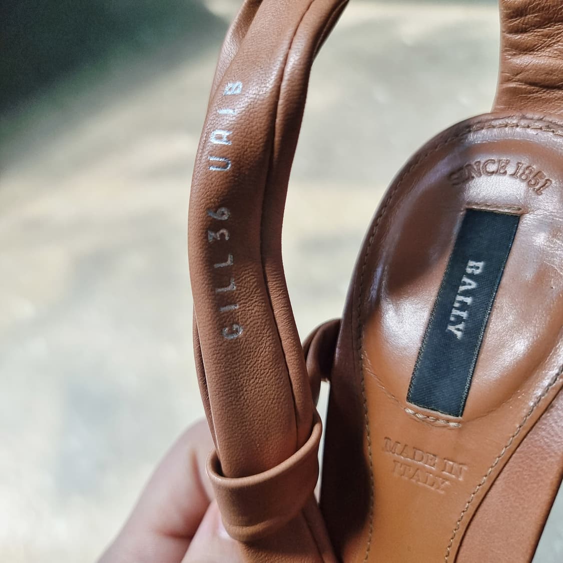 발리 Bally 양가죽100% 샌들 힐 하이힐 구두 슈즈 (230/36) 상품이미지10