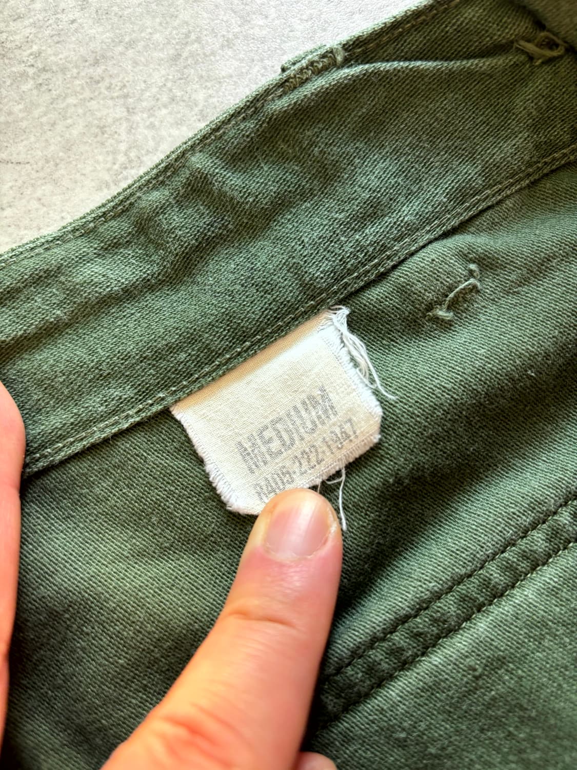 60's 미군 OG 107 퍼티그 팬츠 M(30~32) 전기형 상품이미지7