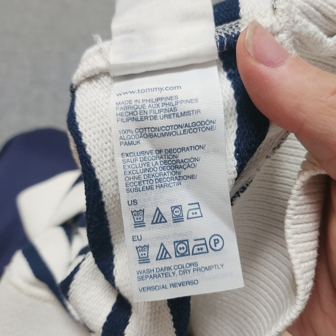 [M] 타미힐피거 스트라이프 면니트 (2830) 상품이미지5