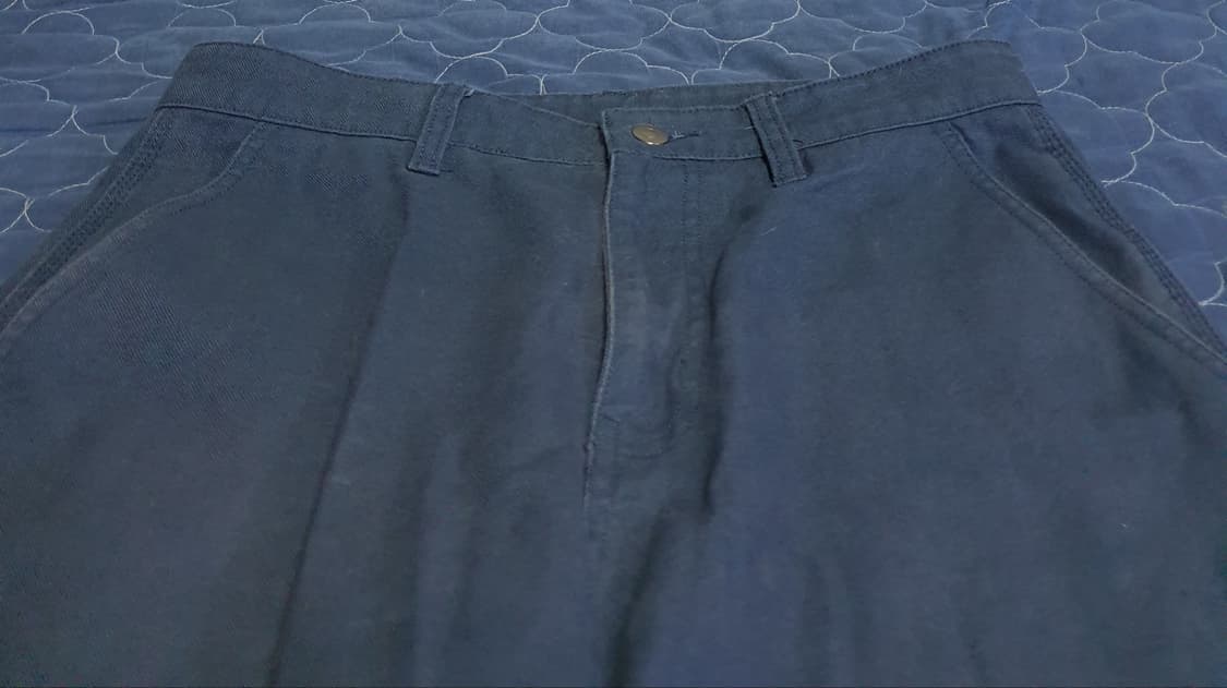 무신사스탠다드 캔버스 레귤러핏 워크팬츠 아이언그레이 (31) 상품이미지2