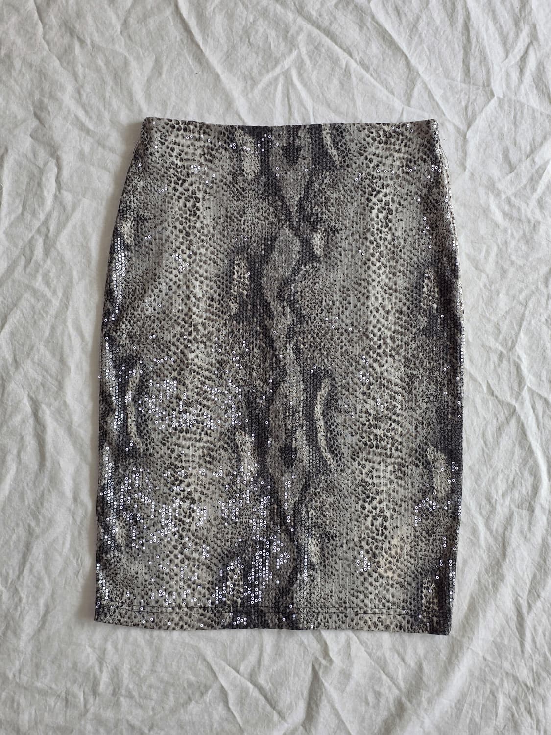 모리스토어 스팽글 스네이크 슬릿 스커트 상품이미지1