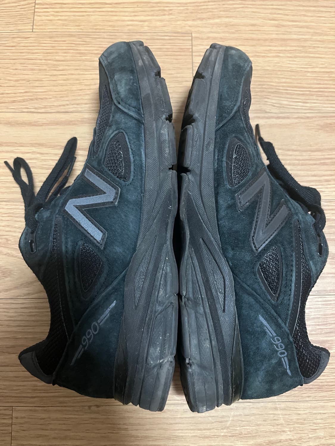 [260]급처 뉴발란스 990 v4 트리플블랙 상품이미지6