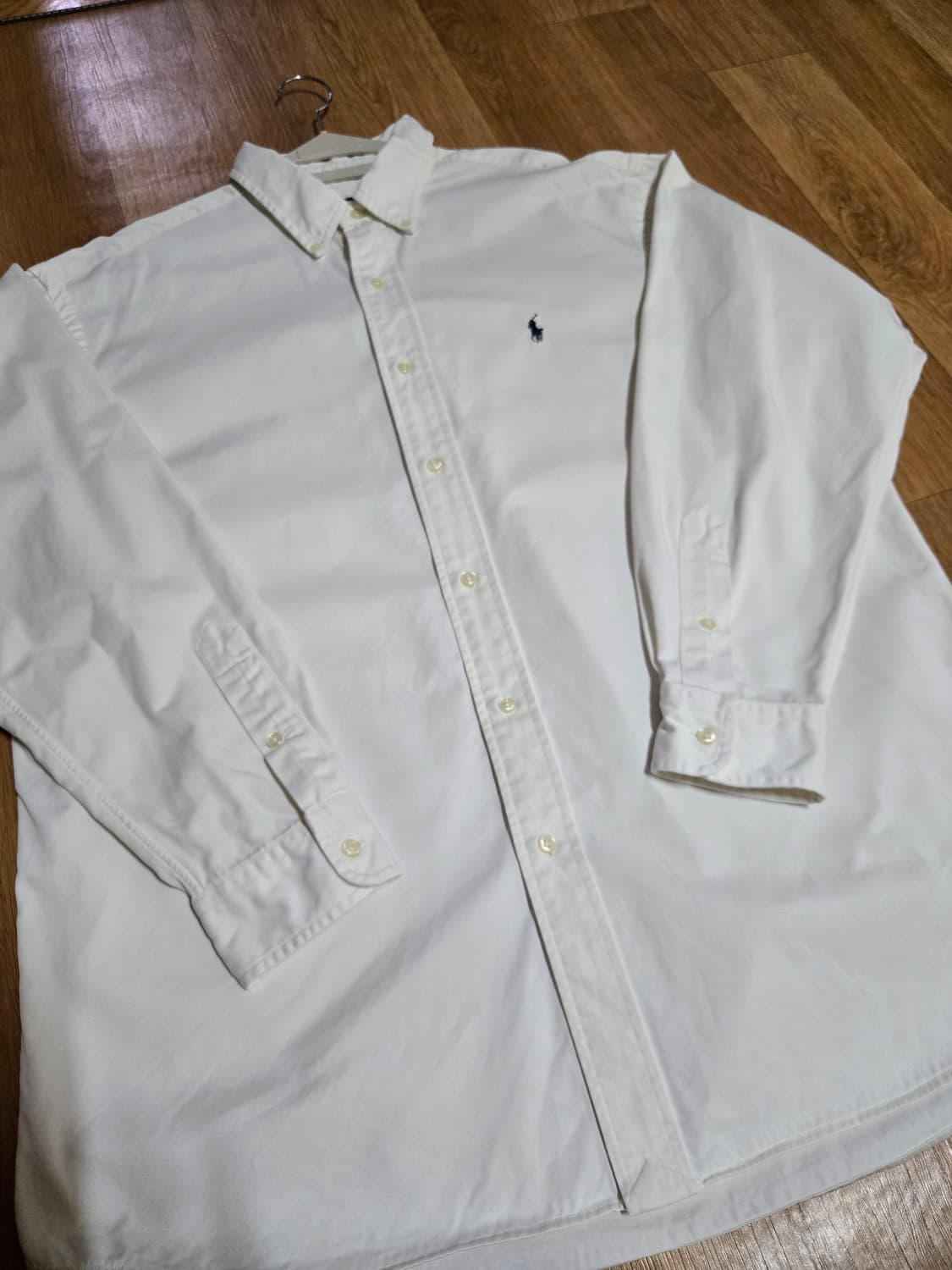 폴로 랄프로렌 옥스포드 화이트 셔츠 상품이미지3