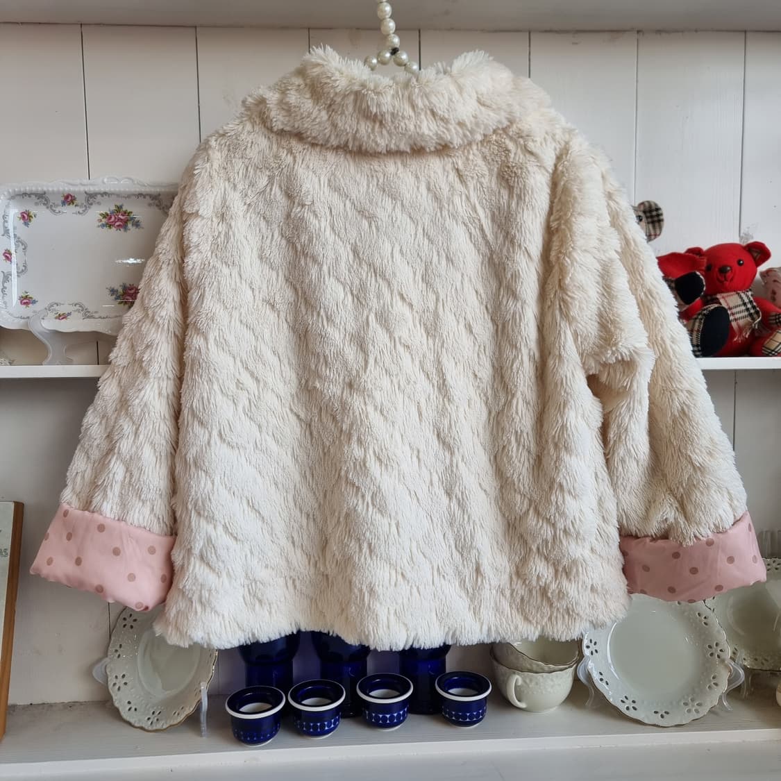 크림 퍼자켓 상품이미지4