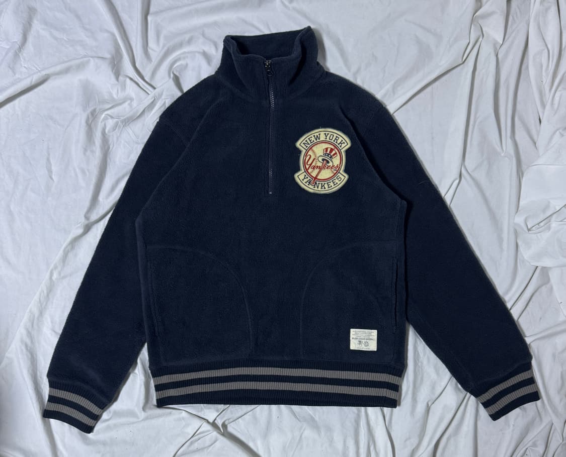유니클로 mlb 뉴욕 양키즈 플리스 반집업 상품이미지2