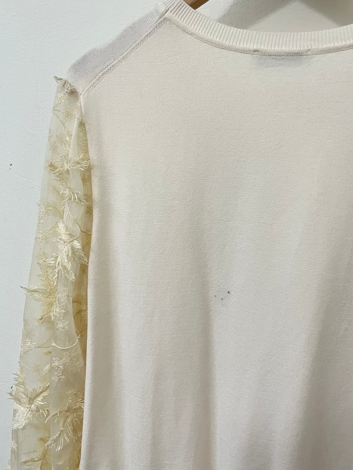 Loungedress 플라워 시스루 스웨터 상품이미지6