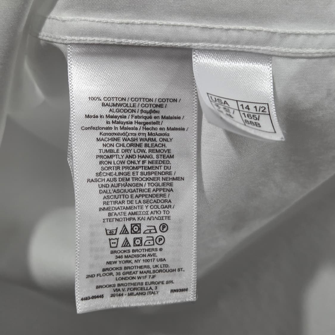 브룩스브라더스 드레스 셔츠 14.5 상품이미지3