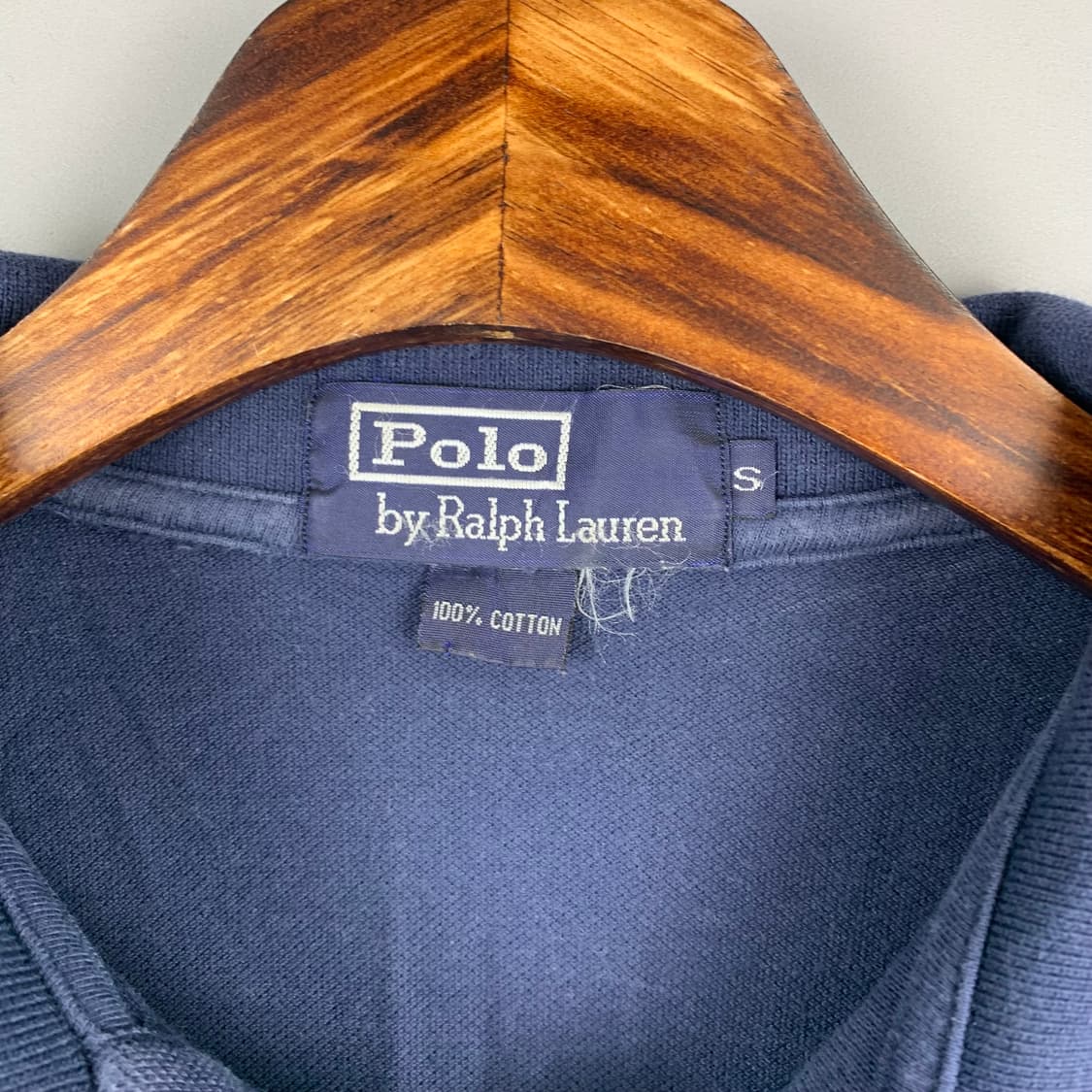 폴로 랄프로렌 신형 네이비 긴팔 카라 티셔츠 상품이미지4