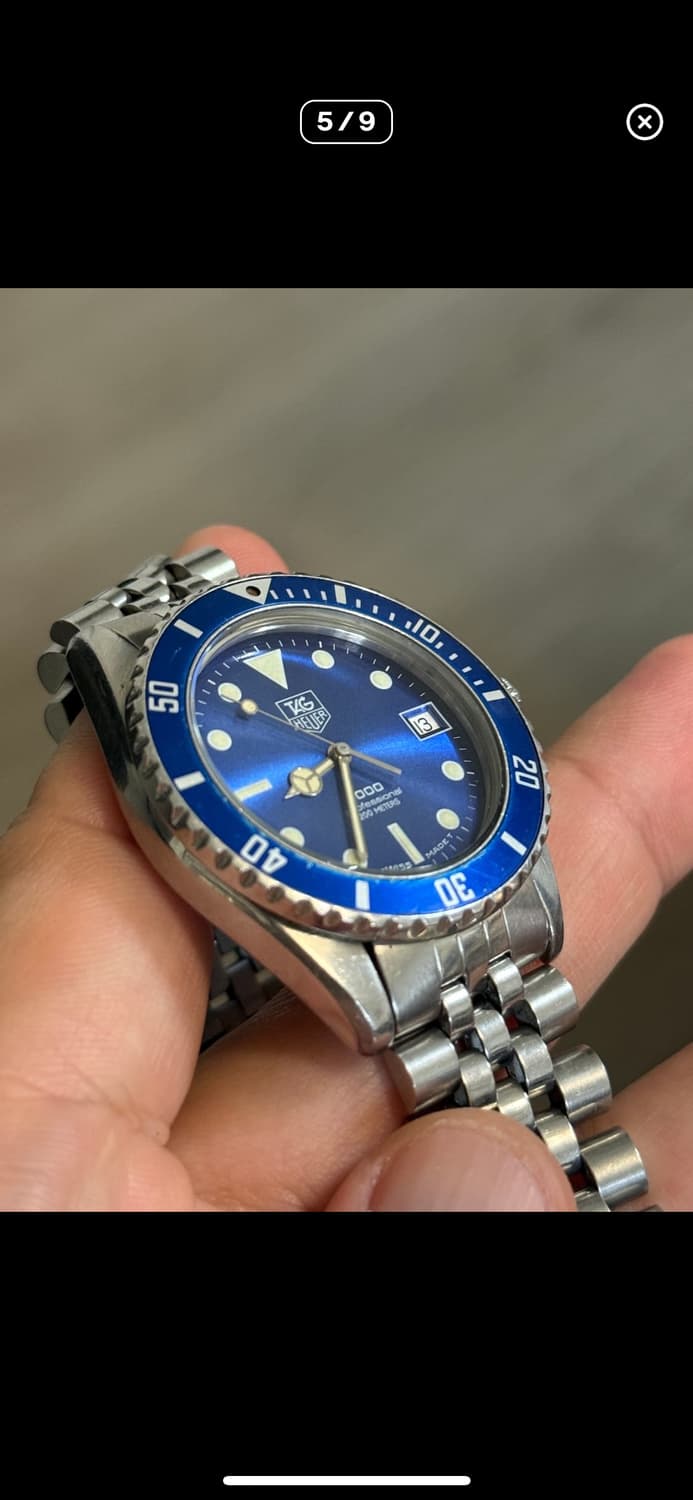 [1990] 태그호이어 980.613N Sunburst Dial" 상품이미지4