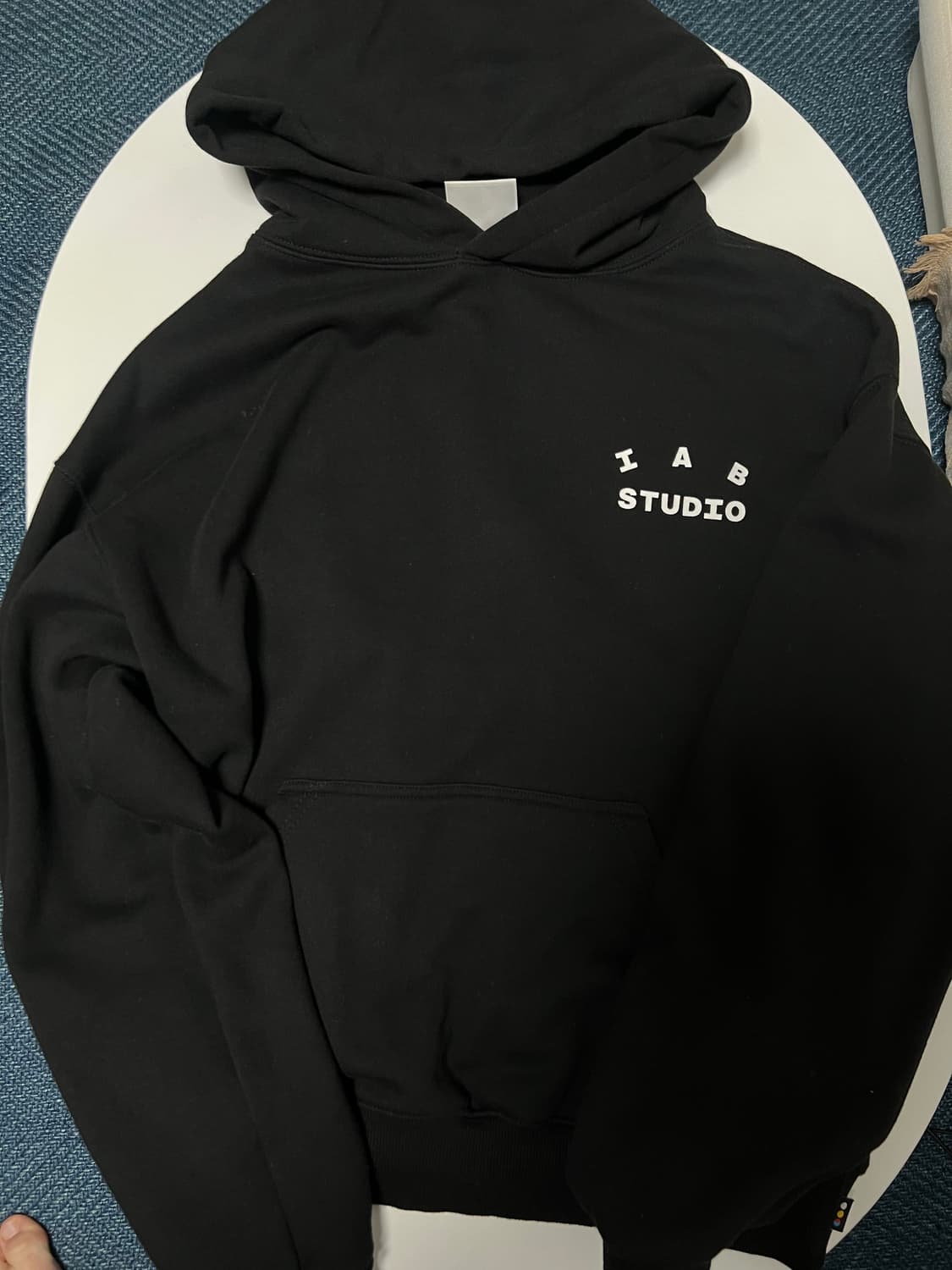 아이앱스튜디오 블랙 후드 M 상품이미지1