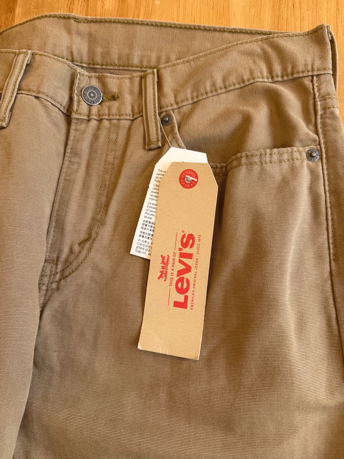 리바이스 514 화이트탭 데님 팬츠 상품이미지3