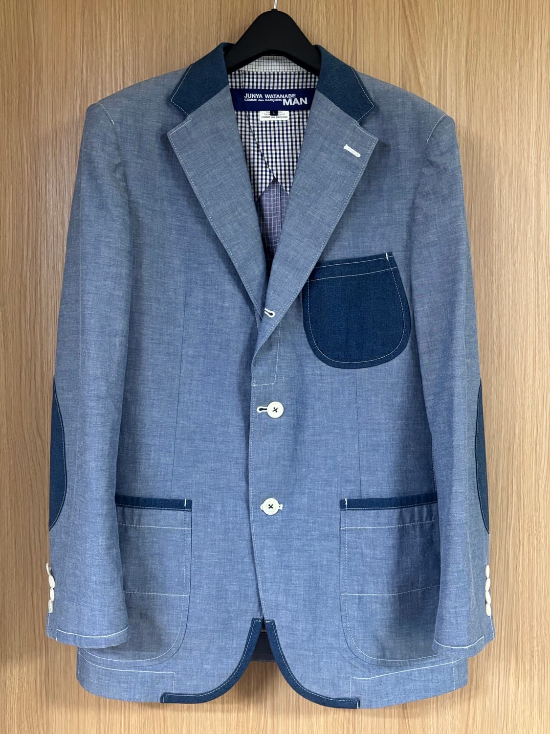 준야 와타나베 꼼데가르송 면 자켓 L 상품이미지2