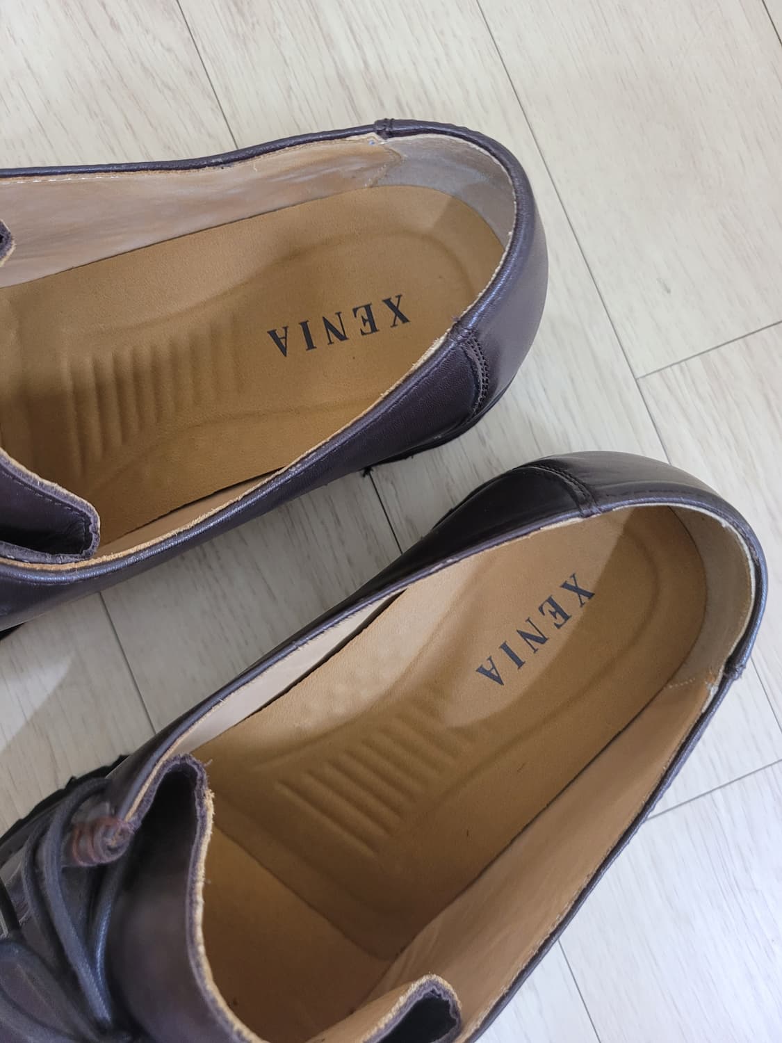 제니아 XENIA 남자 티롤리안 더비슈즈 275 브라운 상품이미지7