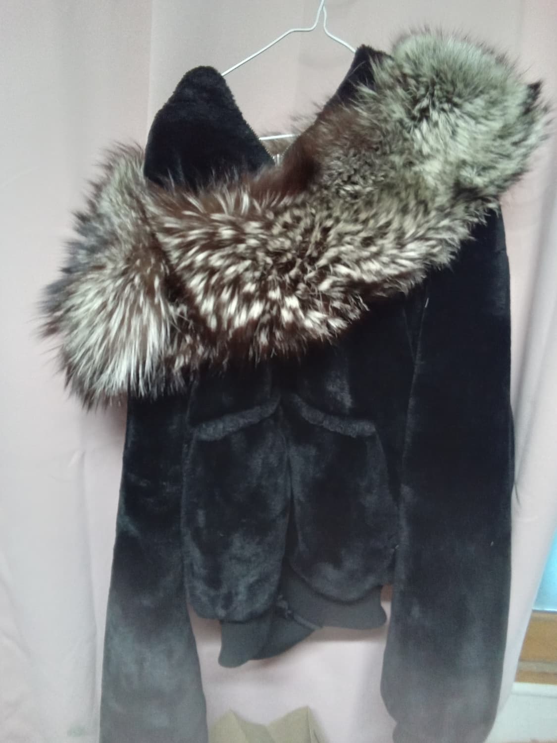 진도모피 시베리아 실버폭스 목도리 숄 상품이미지1