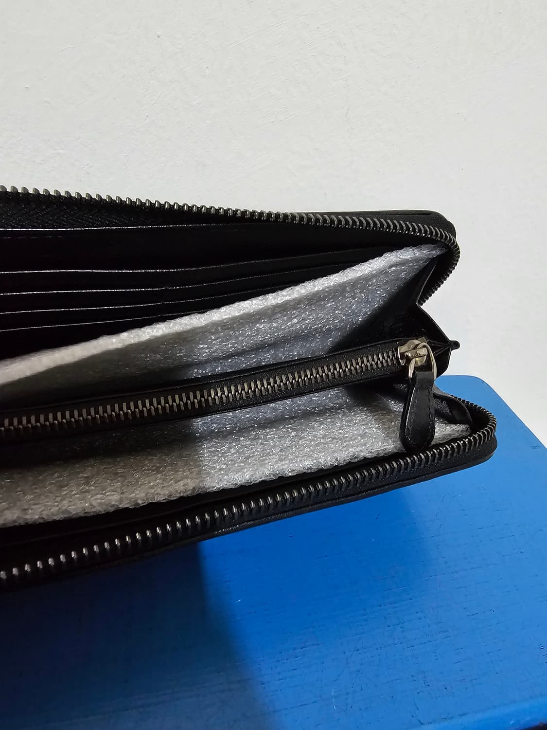 LOVCAT 양가죽 블랙 장지갑  19센티 9센티  상품이미지7