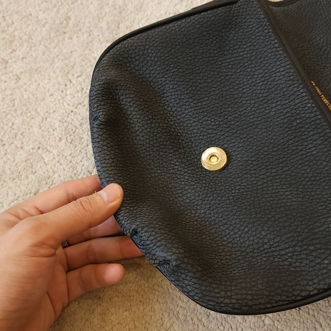 90년대 지노 페루치 레더 이태리 크로스 숄더백 상품이미지6