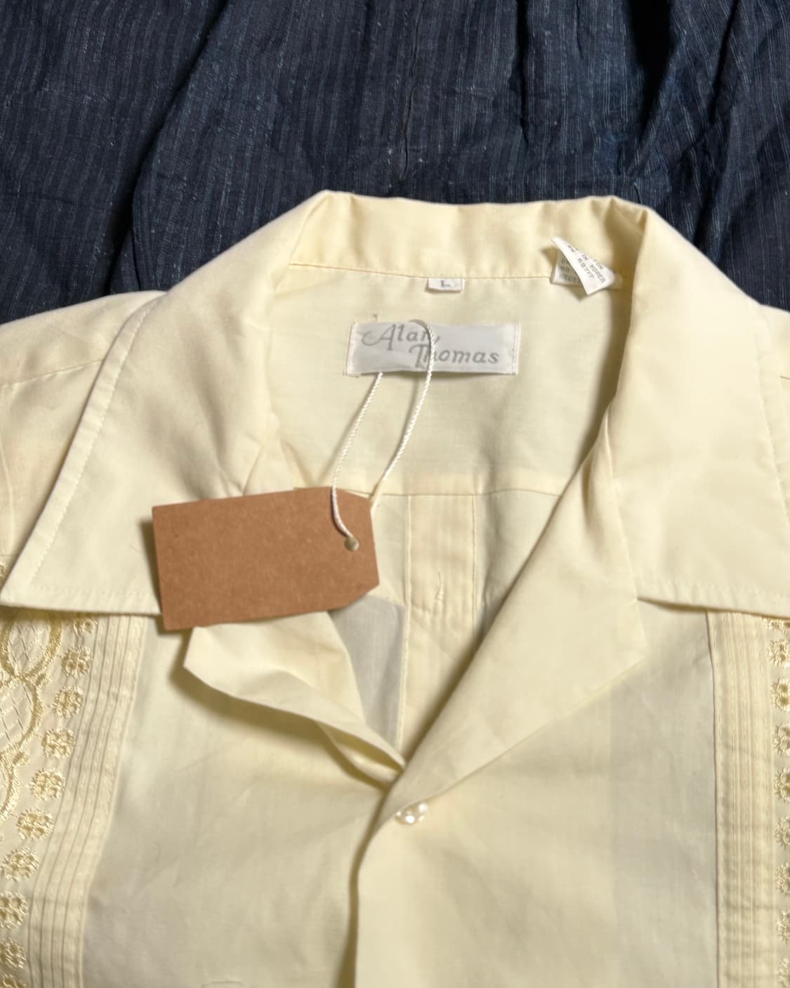 80-90‘s 알란 토마스 구아야베라 셔츠 L 상품이미지2