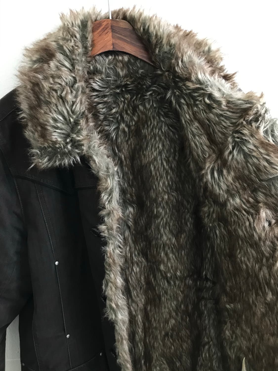 (세트 할인 가능) 빈티지 브라운 퍼 무스탕 자켓 상품이미지5