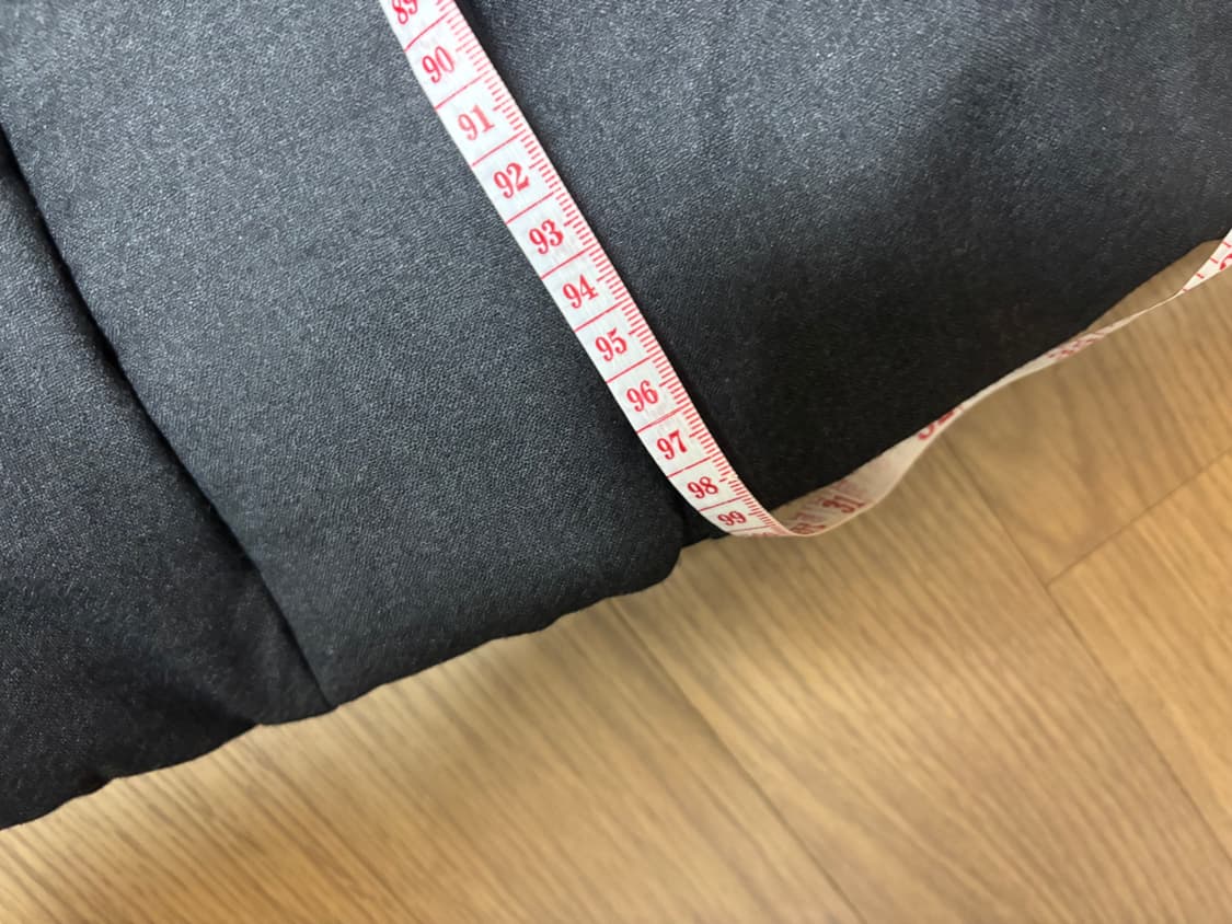 미착용 코오롱 프리미엄 울 스노우문 90 벨트 롱패딩 안타티카 상품이미지10