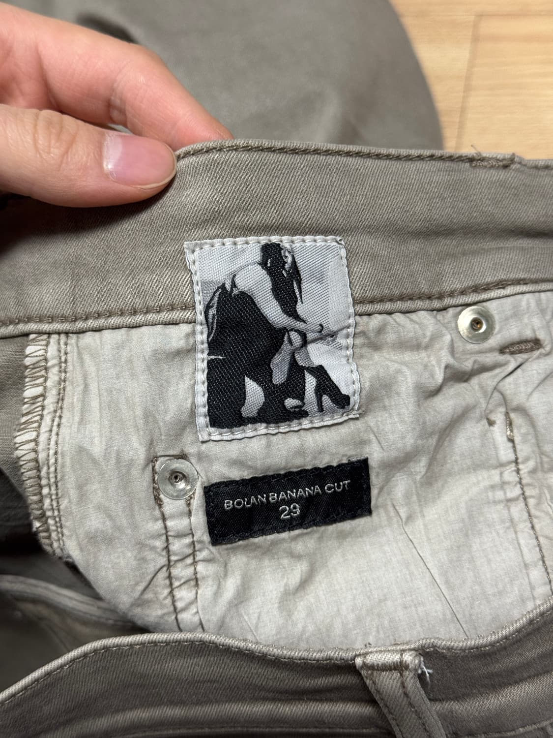 릭오웬스 볼란 바나나 지퍼진 SCF 29사이즈 상품이미지4