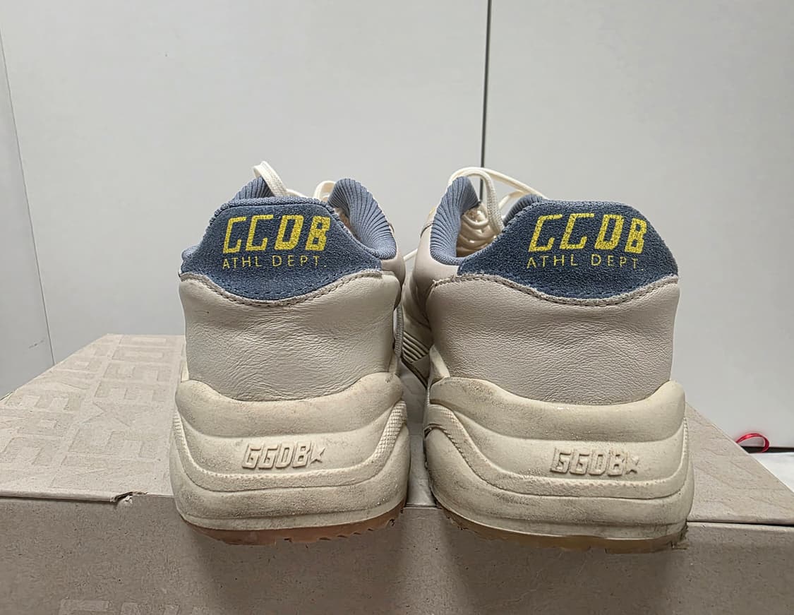 골든구스 런닝솔 화이트 그린 팝니다  상품이미지2