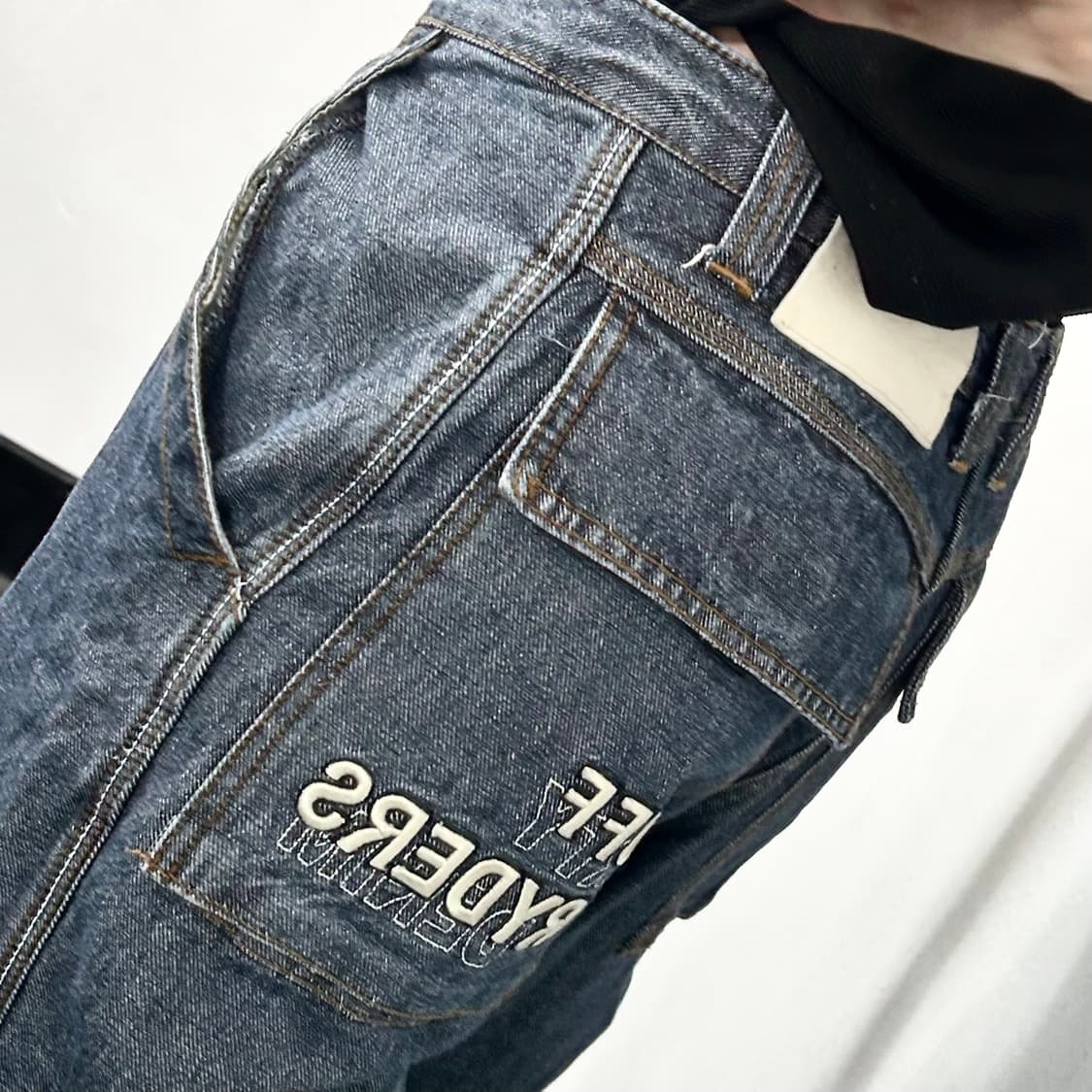 러프 라이더스 와이드 데님 팬츠 상품이미지2