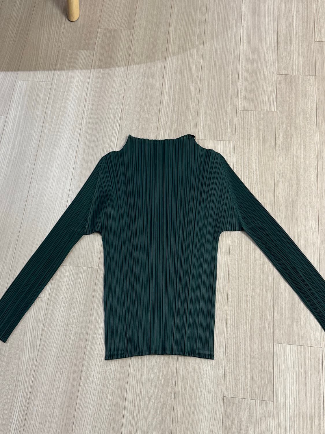 플리츠플리즈 반목탑 다크그린 3사이즈  상품이미지2