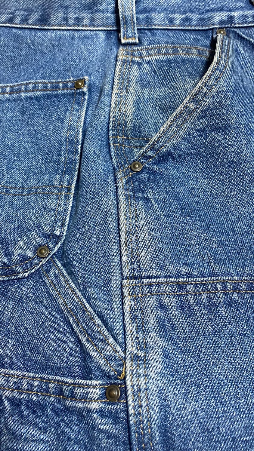 칼하트 B73 DST 더블니 카펜터 데님 팬츠 48x32 상품이미지5