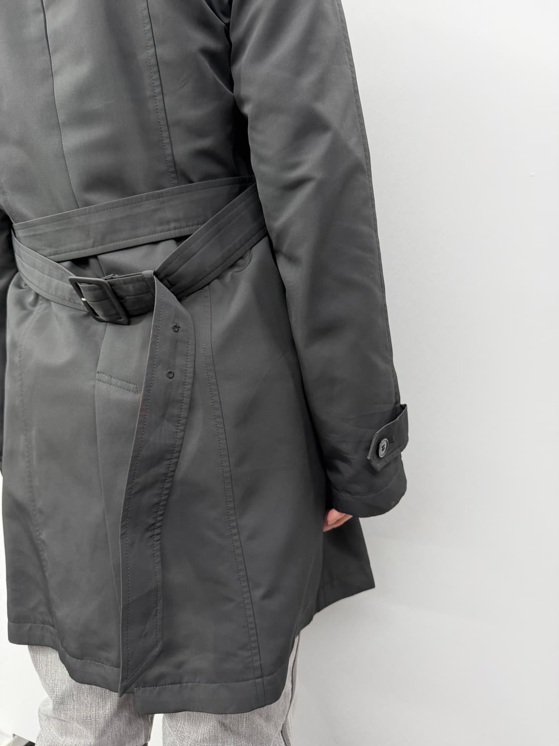 Dgrace diagonal trench coat 상품이미지4