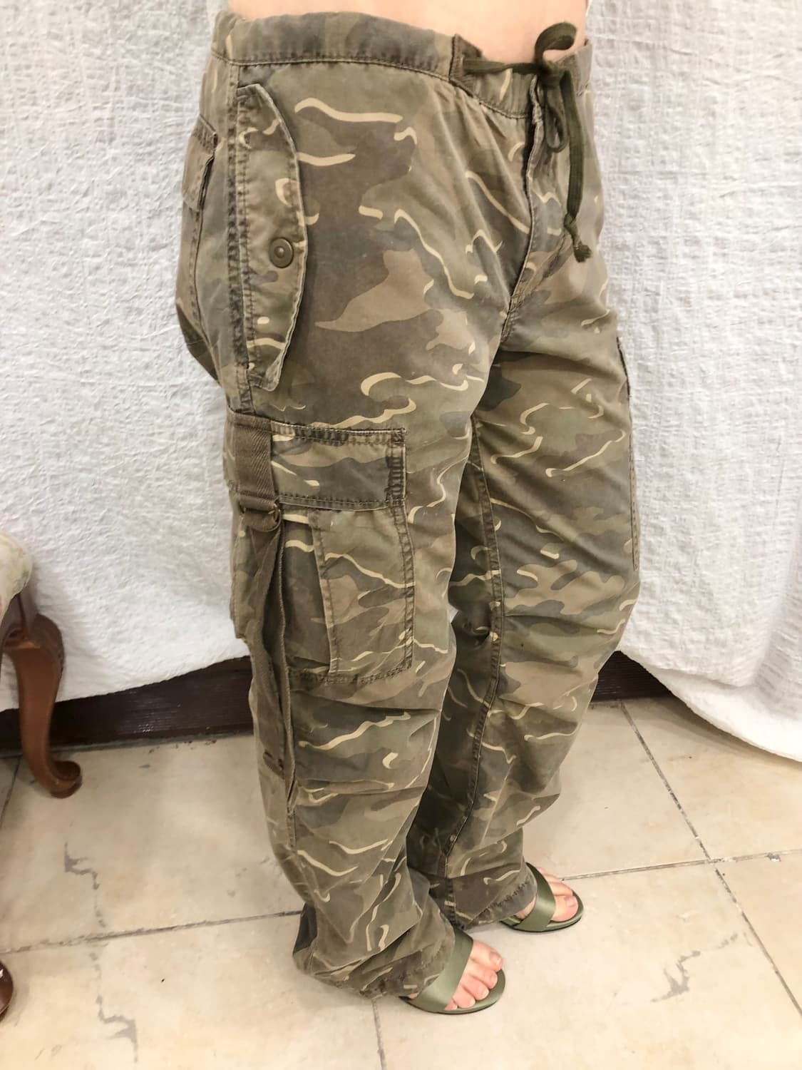 Camo string casual pants 상품이미지4