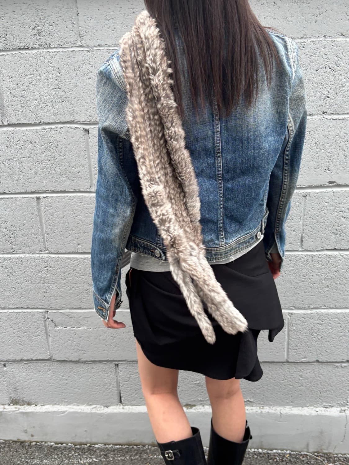 돌체앤가바나 데님 바이커 자켓  상품이미지4