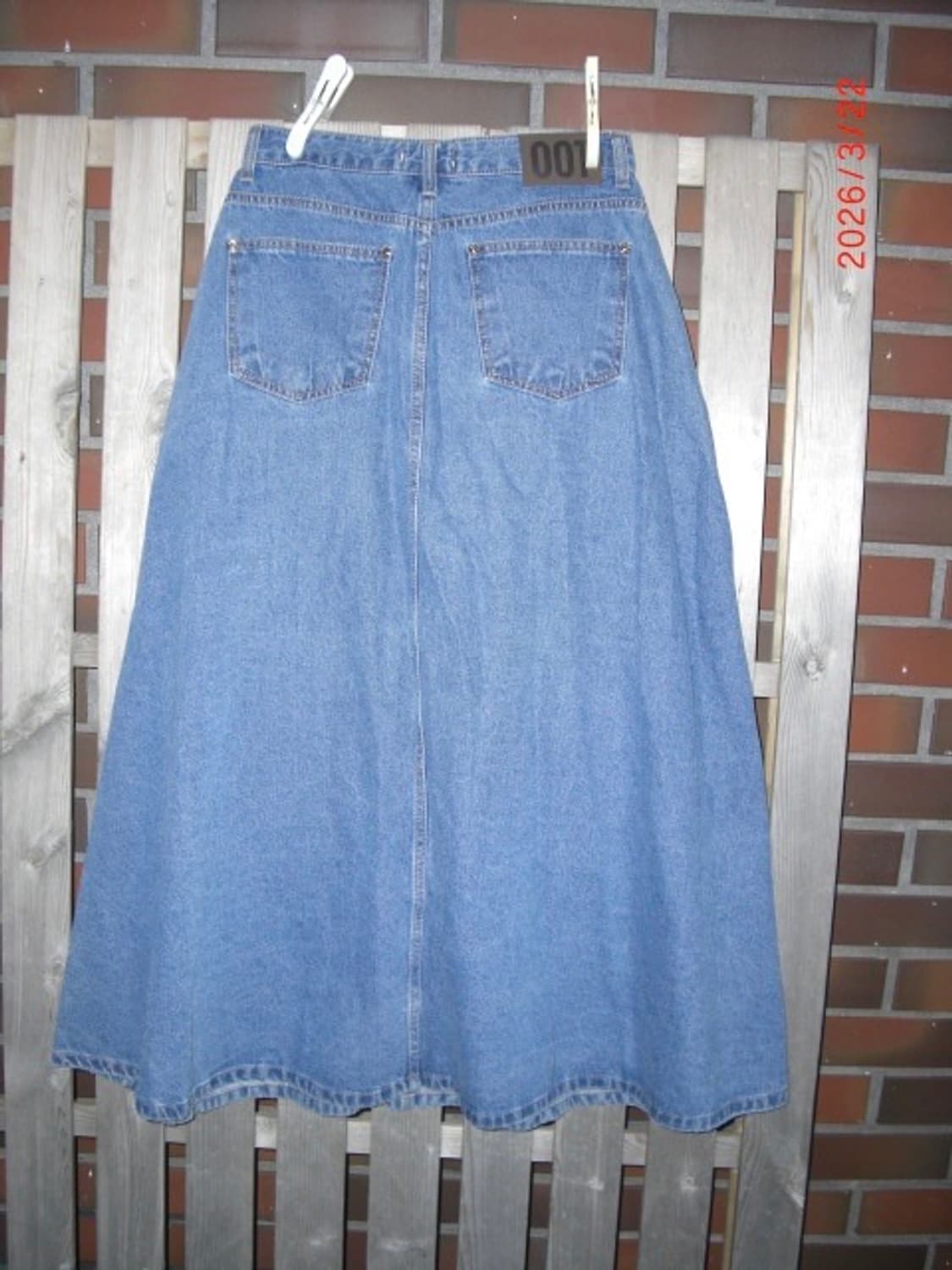 OOT 데님롱 스커트 상품이미지7